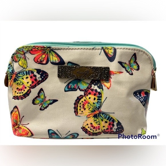 [ Brand New-without tags ] **RARE** Butterfly Cosmetic Bag - Picture 1 of 5